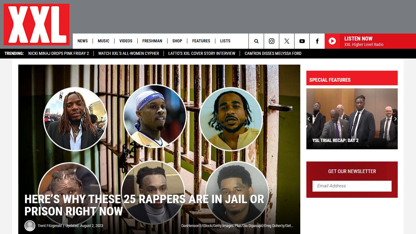 Why These 25 Rappers Are in Jail or Prison Right Now - XXL - XXL Mag