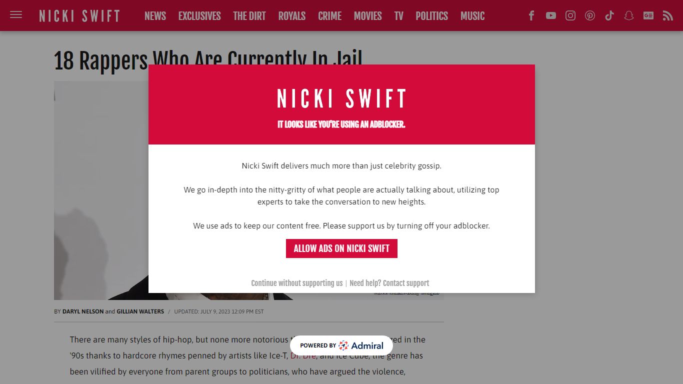 18 Rappers Who Are Currently In Jail - Nicki Swift
